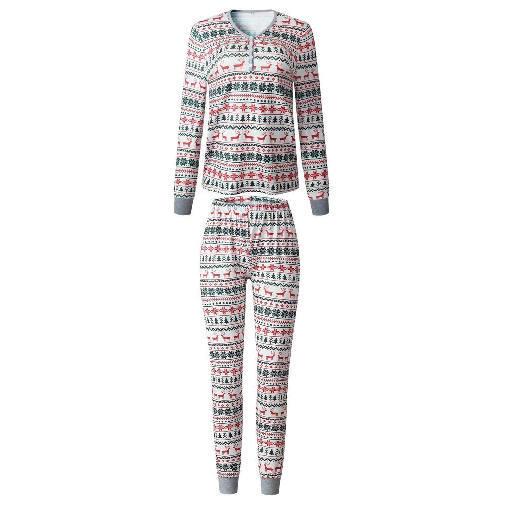 Matching Family Outfits - 2pc-Set - Mom Christmas Pyjama