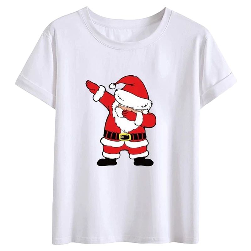 Matching Family - Adult Santa Christmas T-Shirts - White