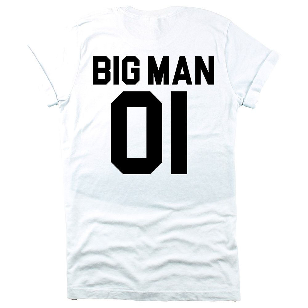 Matching Family Outfits - Dad Big Man 01 T-Shirt - White