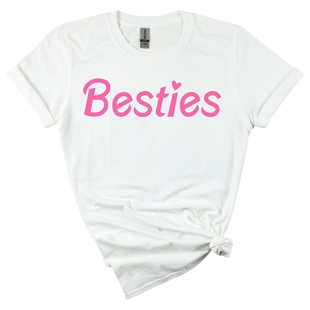 Matching Family Outfits - Mom's Besties T-Shirt - White