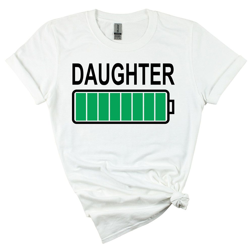 Matching Family Outfits - Fully Charged T-Shirt - White