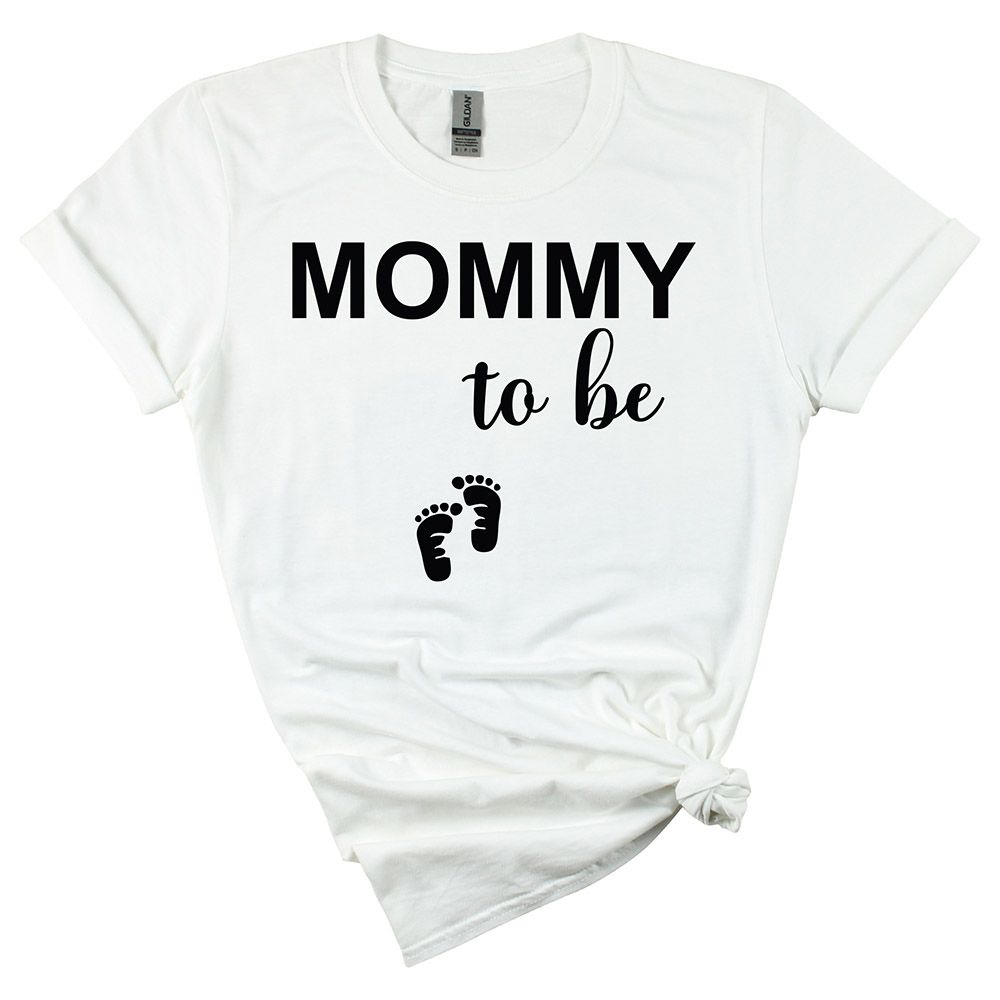 Matching Family Outfits - Mommy To Be T-Shirt - White