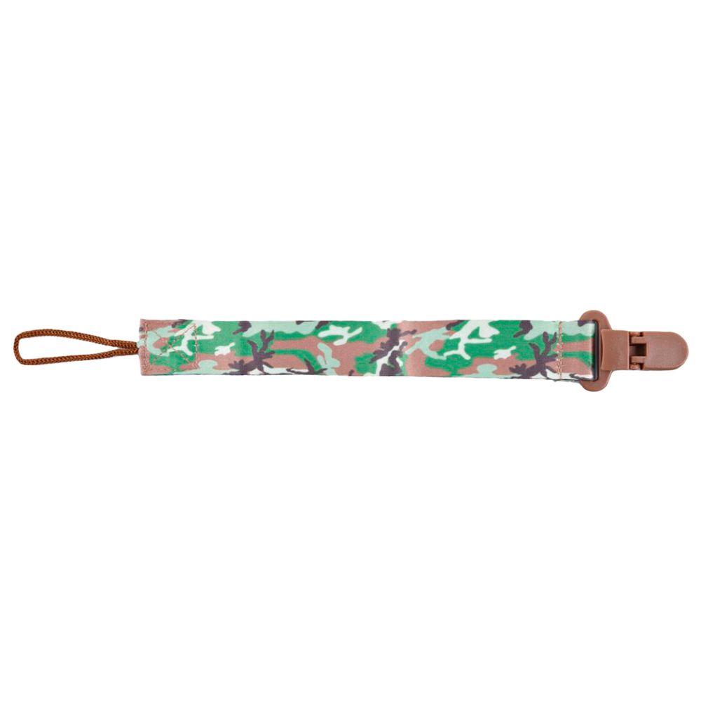 Pixie Pacifier Holder - Army Print