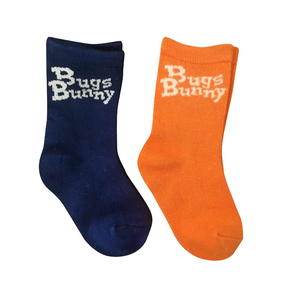 Looney Tunes - Bugs Bunny Solid Sock Pack of 2