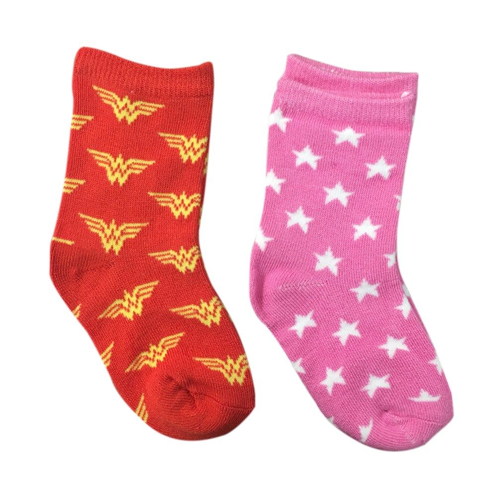 Justice League - Wonder Woman Printed Sock Pack of 2