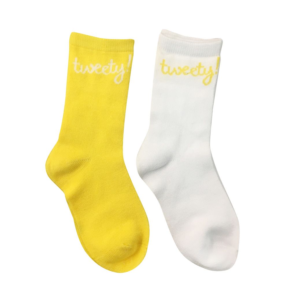 Looney Tunes - Tweety Solid Sock Pack of 2