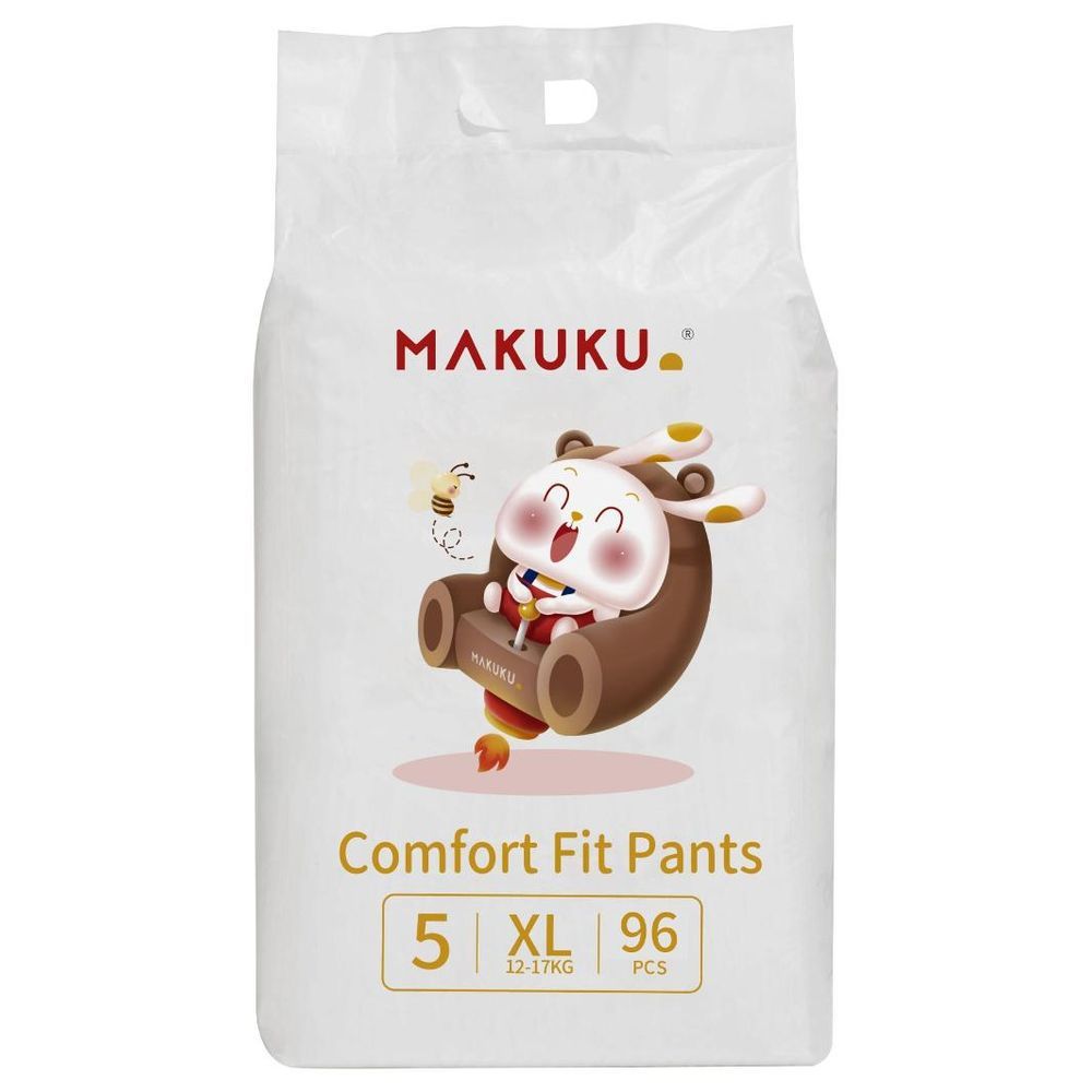 Makuku - Comfort Fit Pants - Size 5 - X-Large 12-17kg - 96pcs