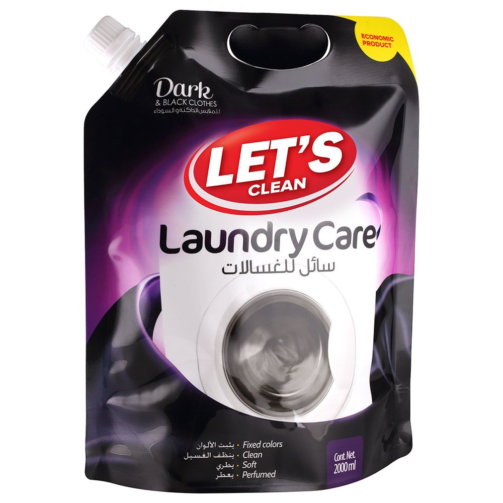 Let's Clean - Liquid Detergent For Dark Clothes - 2L - Black