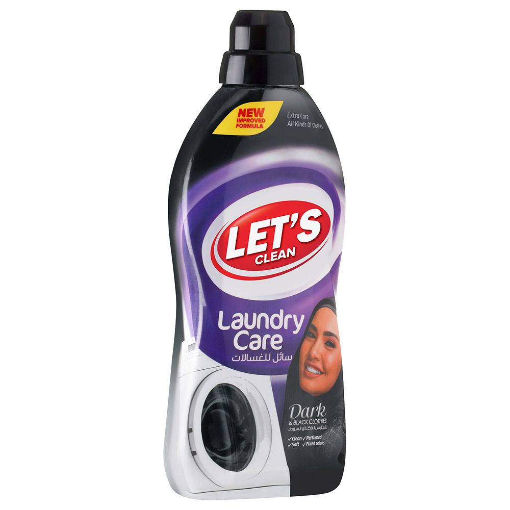 Let's Clean - Liquid Detergent For Dark Clothes - 1L - Black