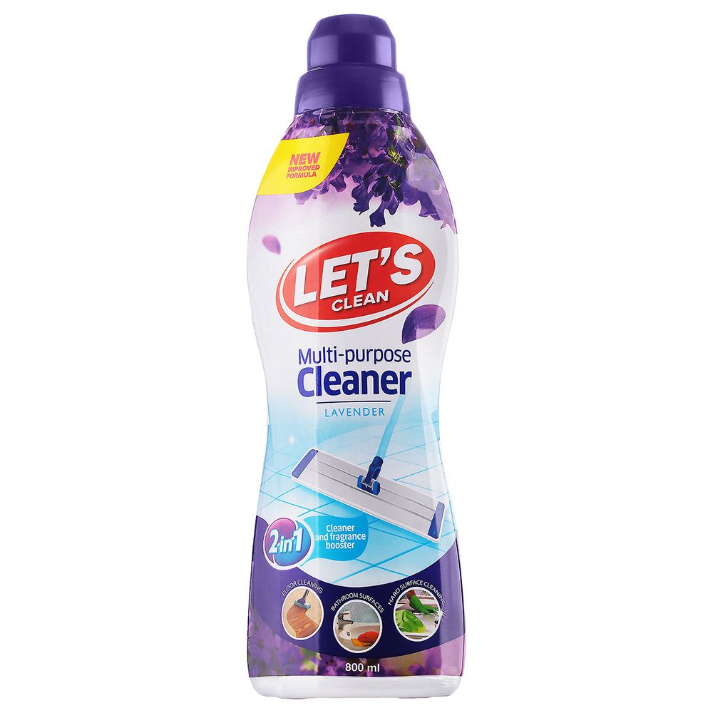 Let's Clean - Multi Purpose Cleaner - 800ml - Lavender