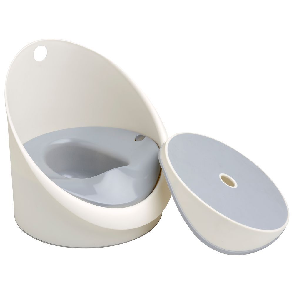 Mininor - 2-in1 Potty & Step Stool - White