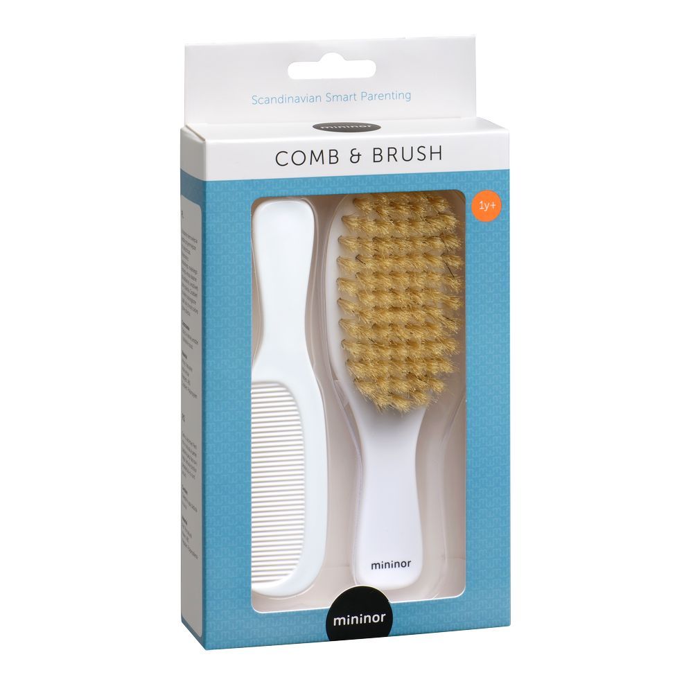 Mininor - Comb & Brush - 1y+ - White 