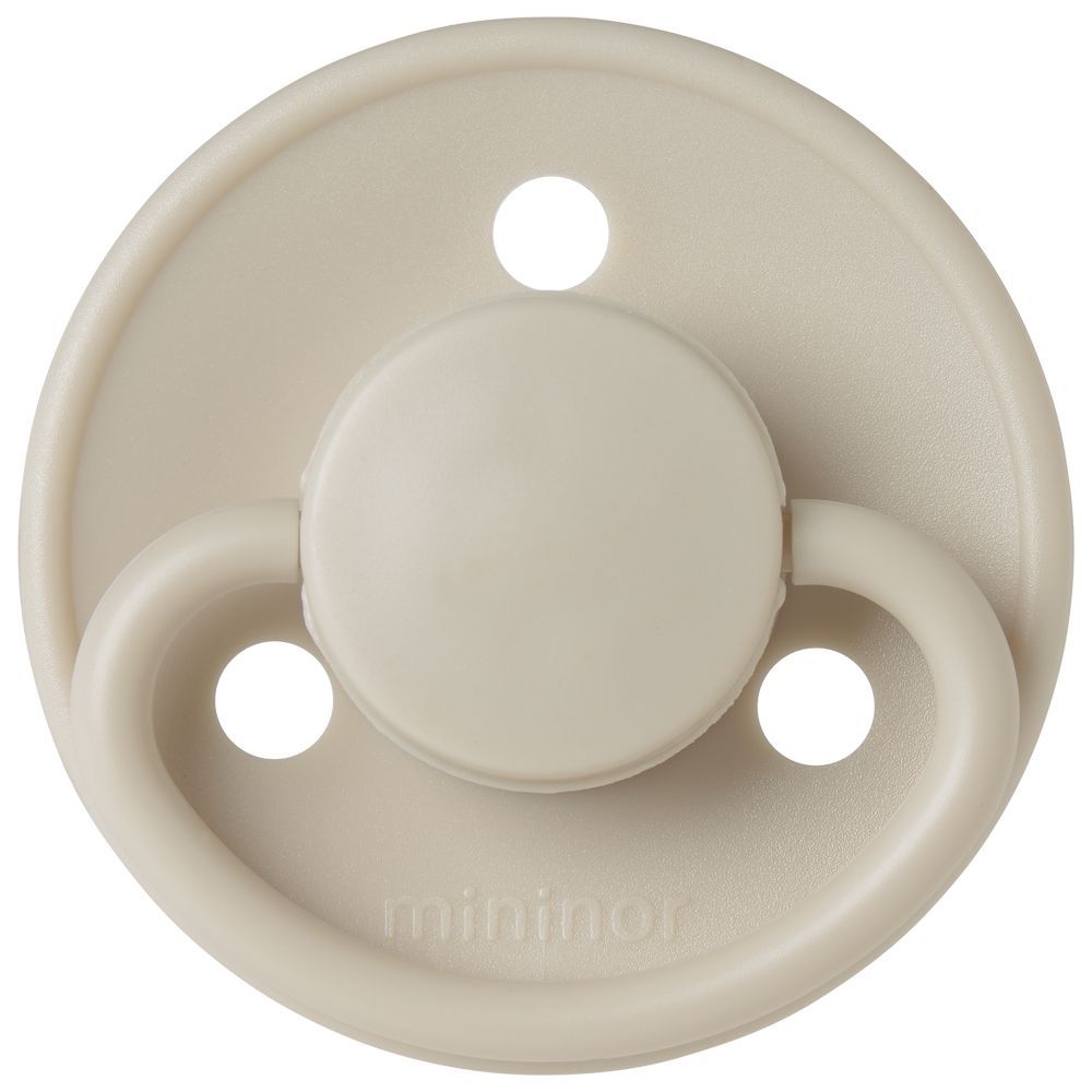 Mininor - Round Pacifier Silicone - 0M+ - Little Lamb