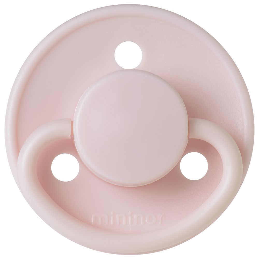 Mininor - Round Pacifier Silicone - 0M+ - Spring Blossom