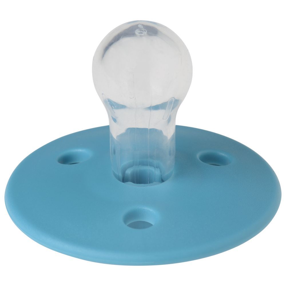 Mininor - Round Pacifier Silicone - 6M+ - Opal Lake