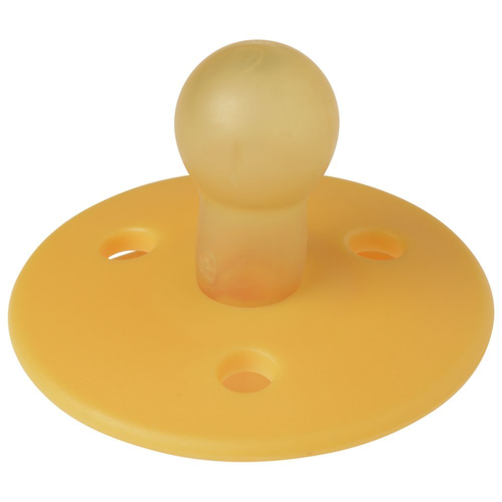 Mininor - Round Pacifier Latex - 0M+ - Sunflower