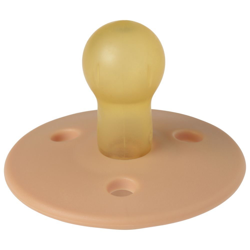 Mininor - Round Pacifier Latex - 0M+ - Golden Sand