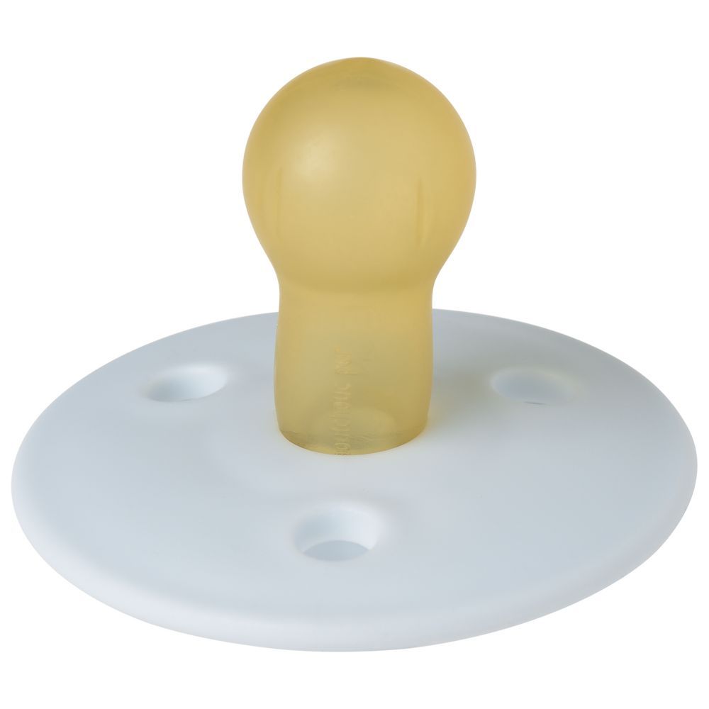 Mininor - Round Pacifier Latex - 0M+ - Icicle