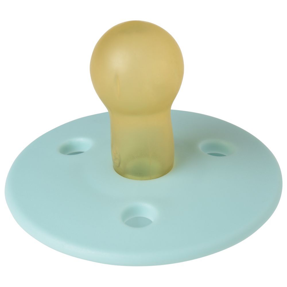 Mininor - Round Pacifier Latex - 0M+ - Cool Mint