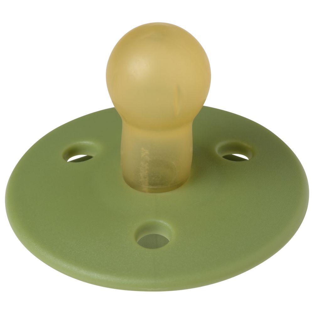 Mininor - Round Pacifier Latex - 0M+ - Grasshopper