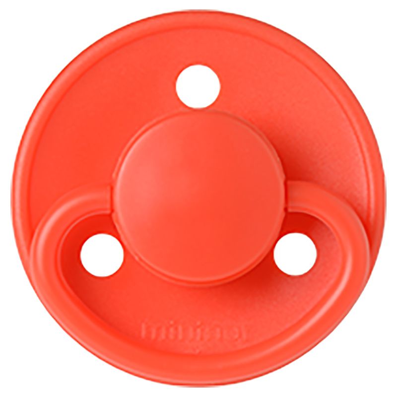 Mininor - Round Pacifier Latex 6M - Poppy Flower