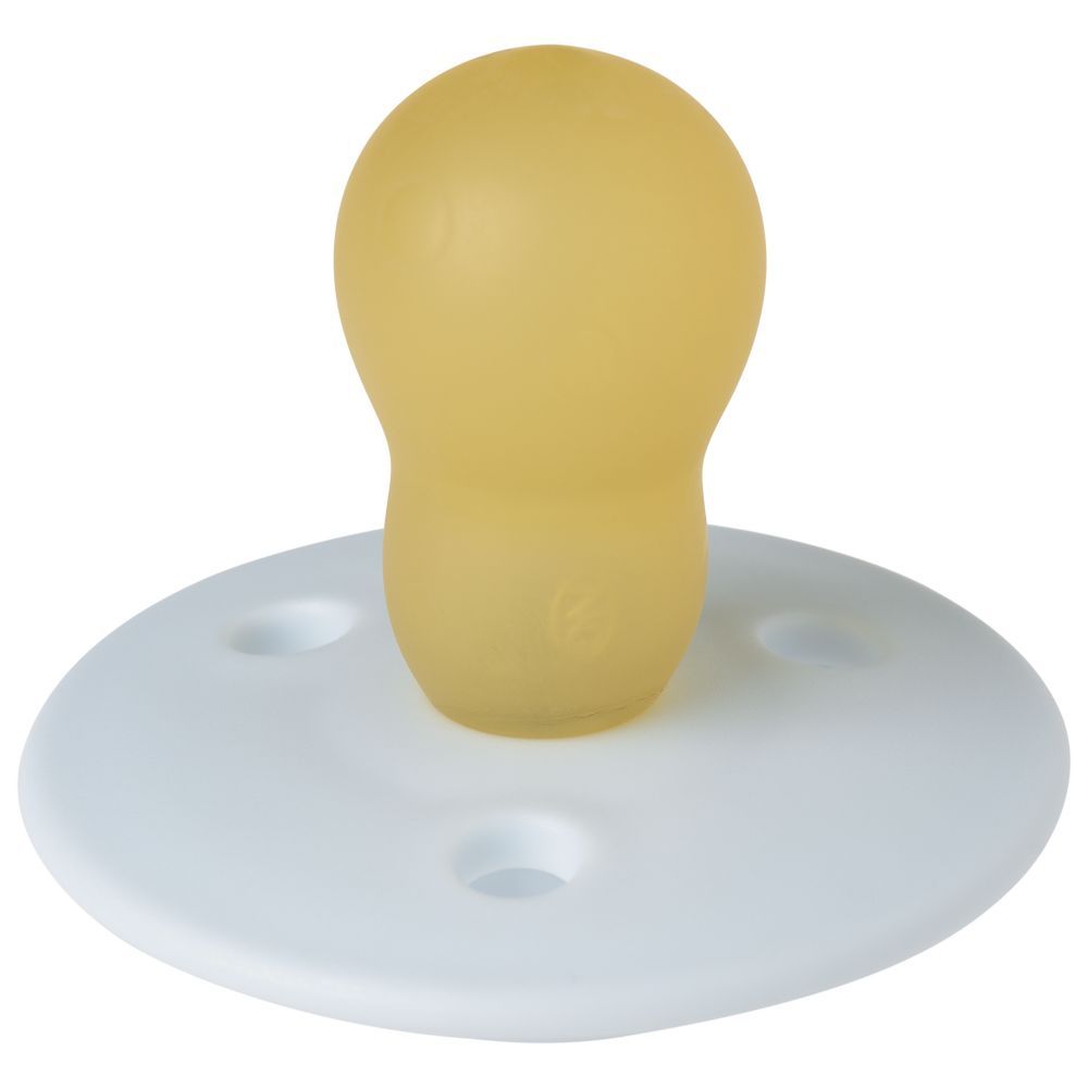 Mininor - Round Pacifier Latex - 6M+ - Icicle