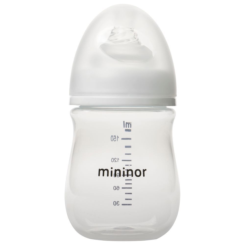 Mininor - Anti-Colic Baby Feeding Bottle, 0m+ - 160ml 