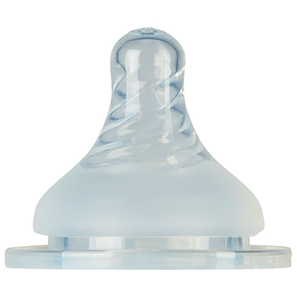 Mininor - Silicone Nipple - 9M - 2pcs - Clear