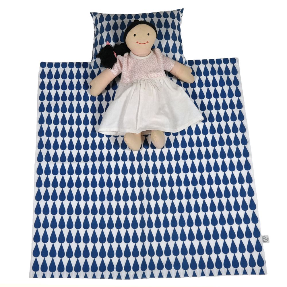 Me - Organic Pretend Play Doll Bed Set - Raindrop