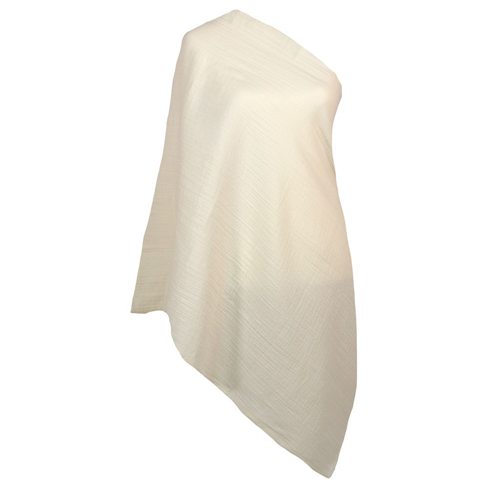 Me - Organic Crinkle Muslin Nursing Scarf - Cream