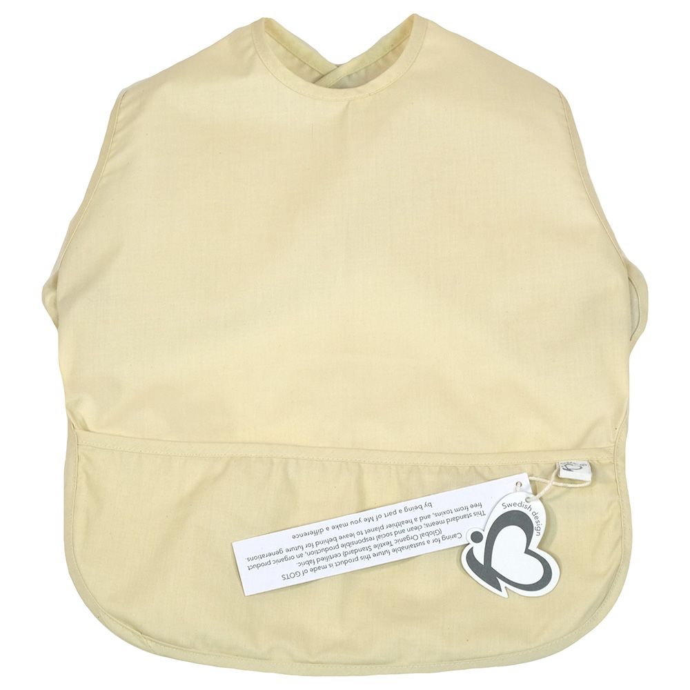 Me - Organic Crossback Apron - Cream