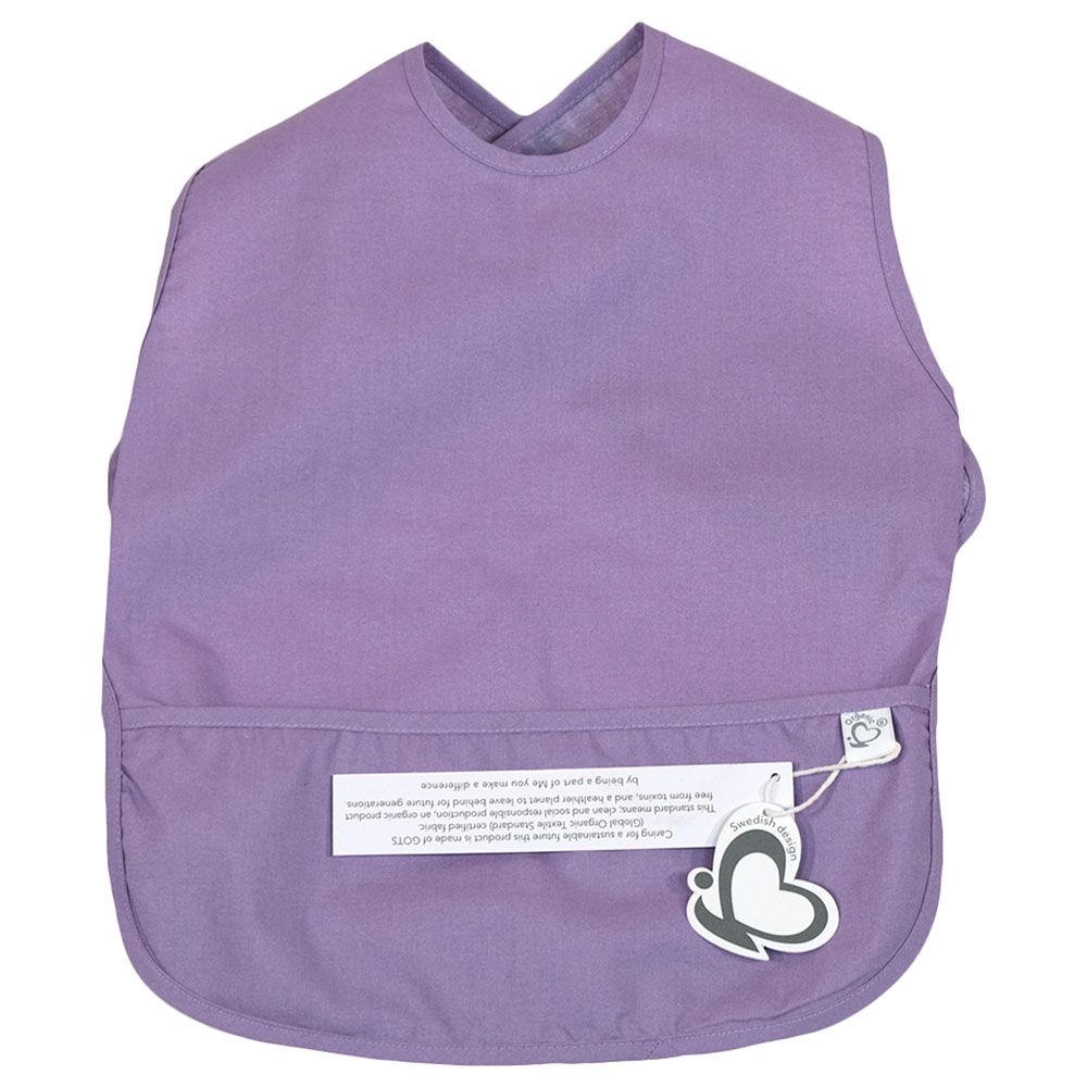 Me - Organic Crossback Apron - Purple