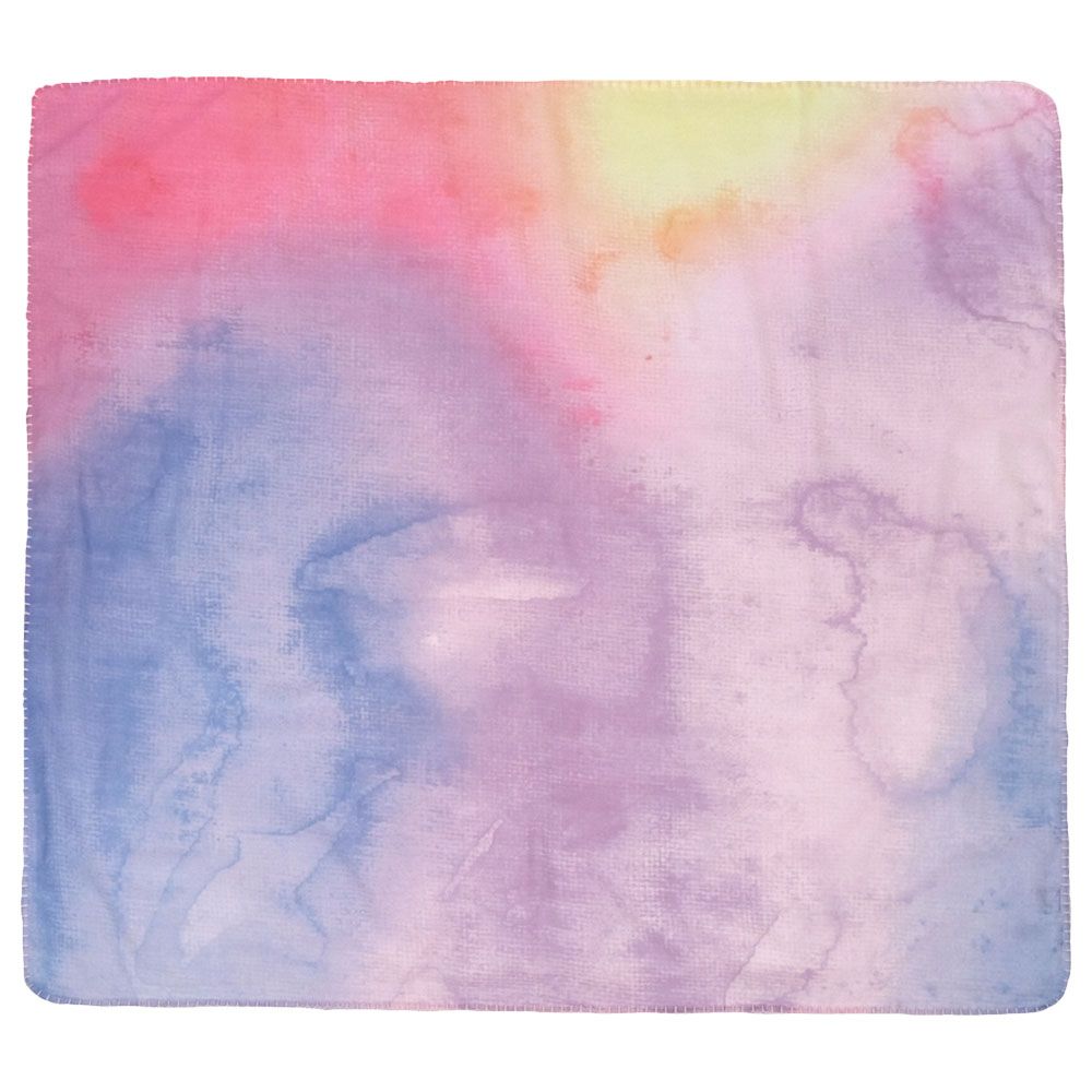 Me - Organic Swaddle Blanket - Aquarelle - Purple