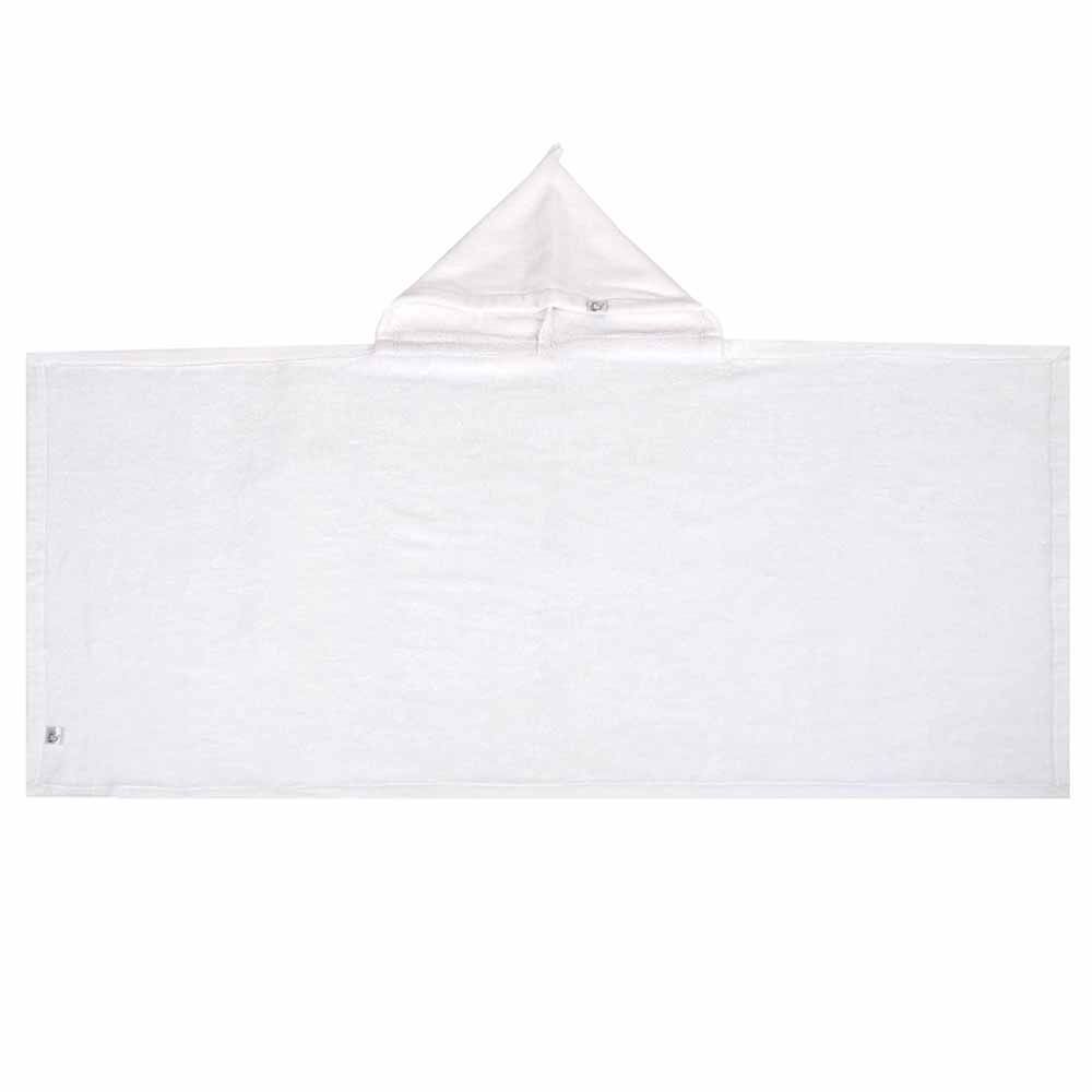 Me - Organic Junior Hooded Towel - White