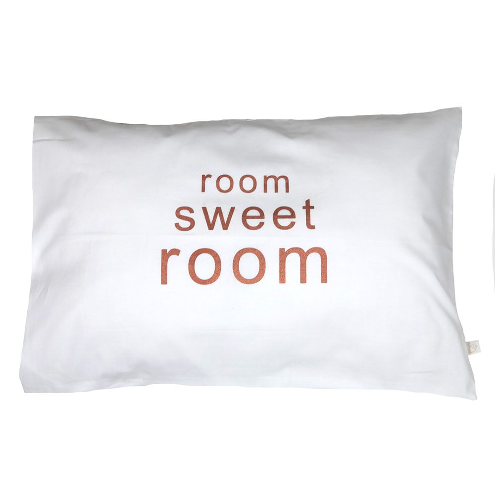 Me - Handprinted Junior Cushion - Room Sweet Room Copper