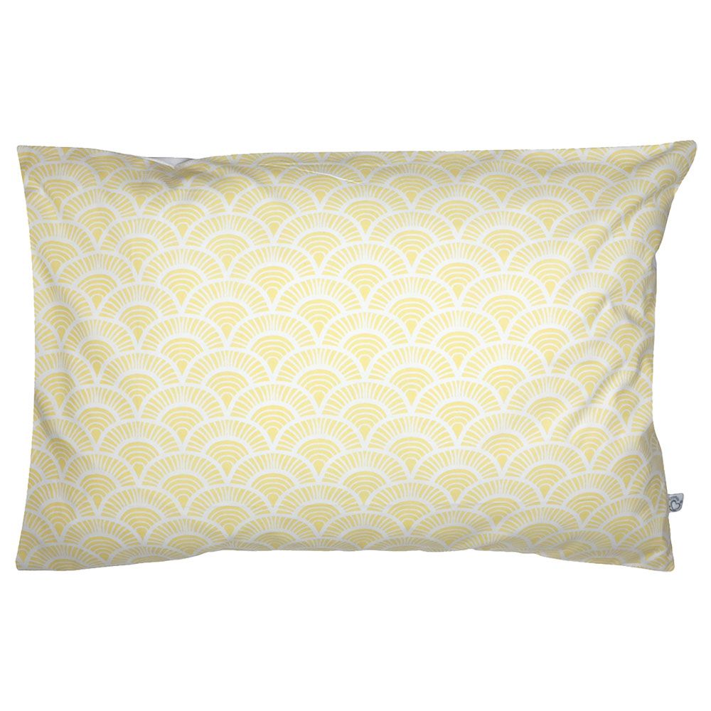 Me - Organic Junior Cushion - Art Deco - Yellow