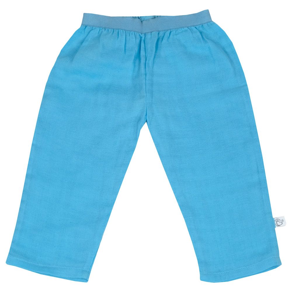 Me - Muslin Organic Pants - Turquoise 