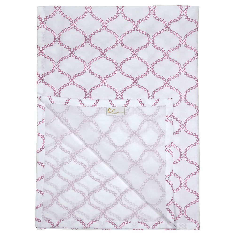 Me - Organic Baby Sheet - Jaipur - Mauve