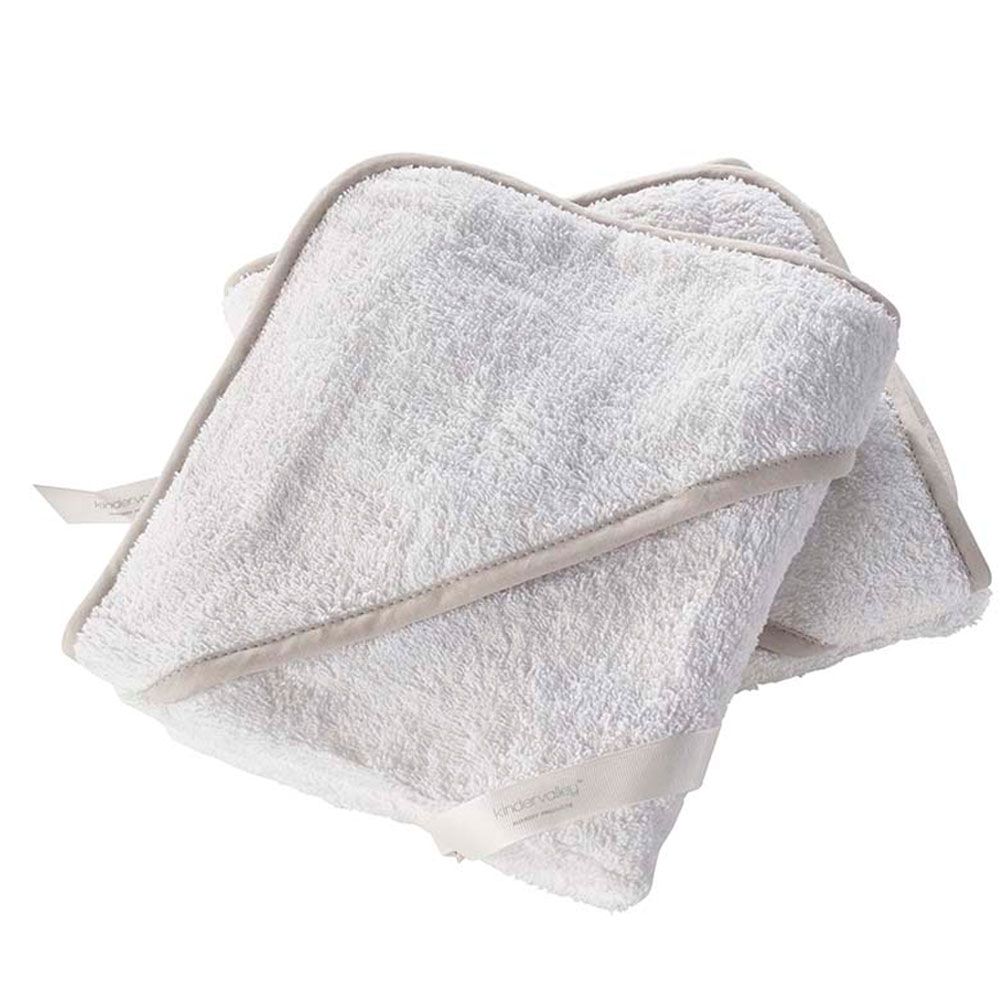 Kinder Valley - Hooded Towels Pack of 2 - White