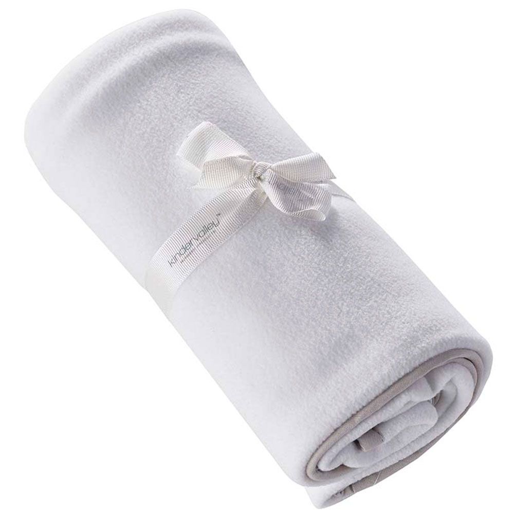 Kinder Valley - Fleece Blanket - White