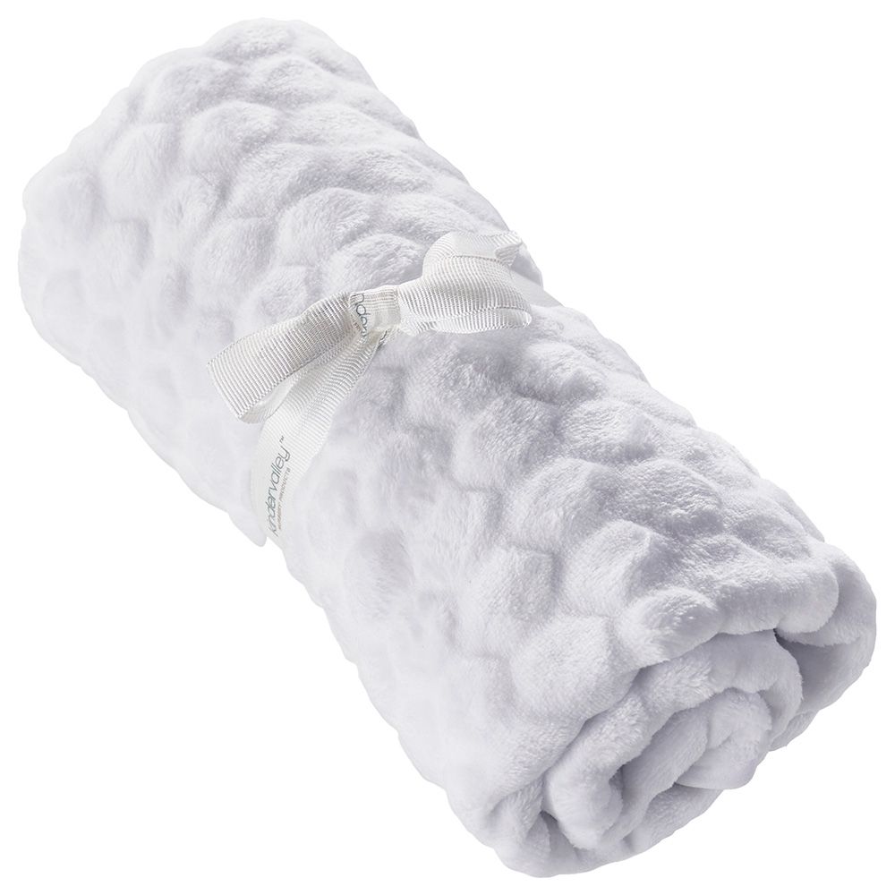 Kinder Valley - Honeycomb Blanket - White