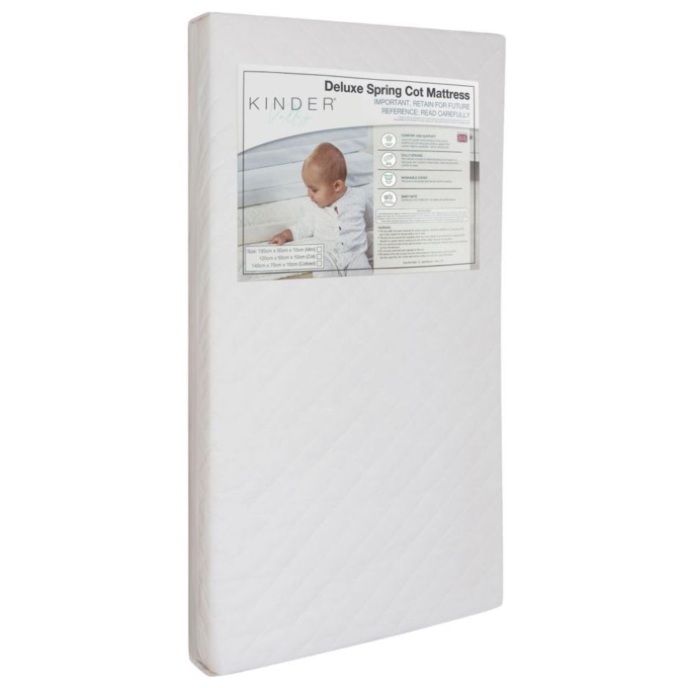 Kinder Valley - Spring Cot Mattress - White