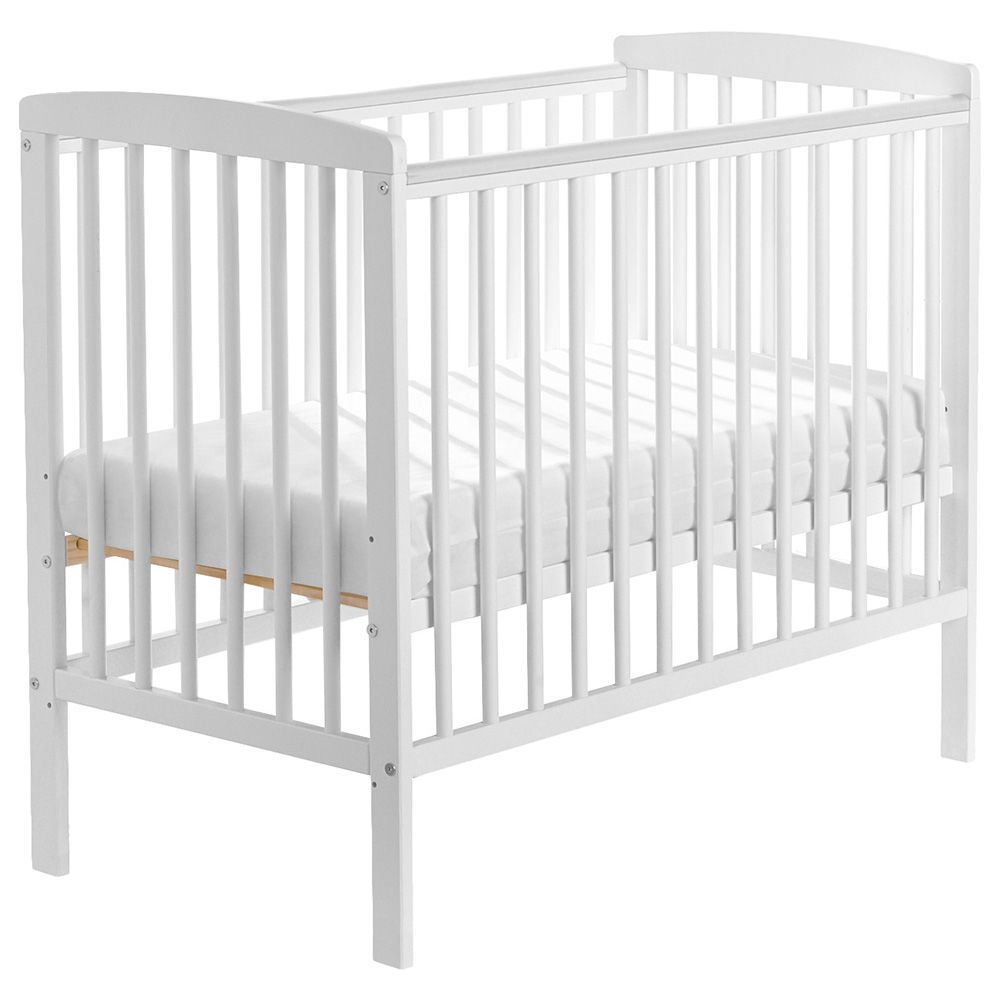 Kinder Valley - Sydney Compact Cot With Spring Mattress - White