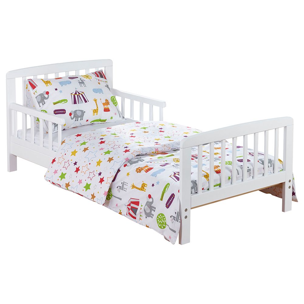 Kinder Valley - Bed Bundle w/ Kinder Flow Mattress - 7pcs - White