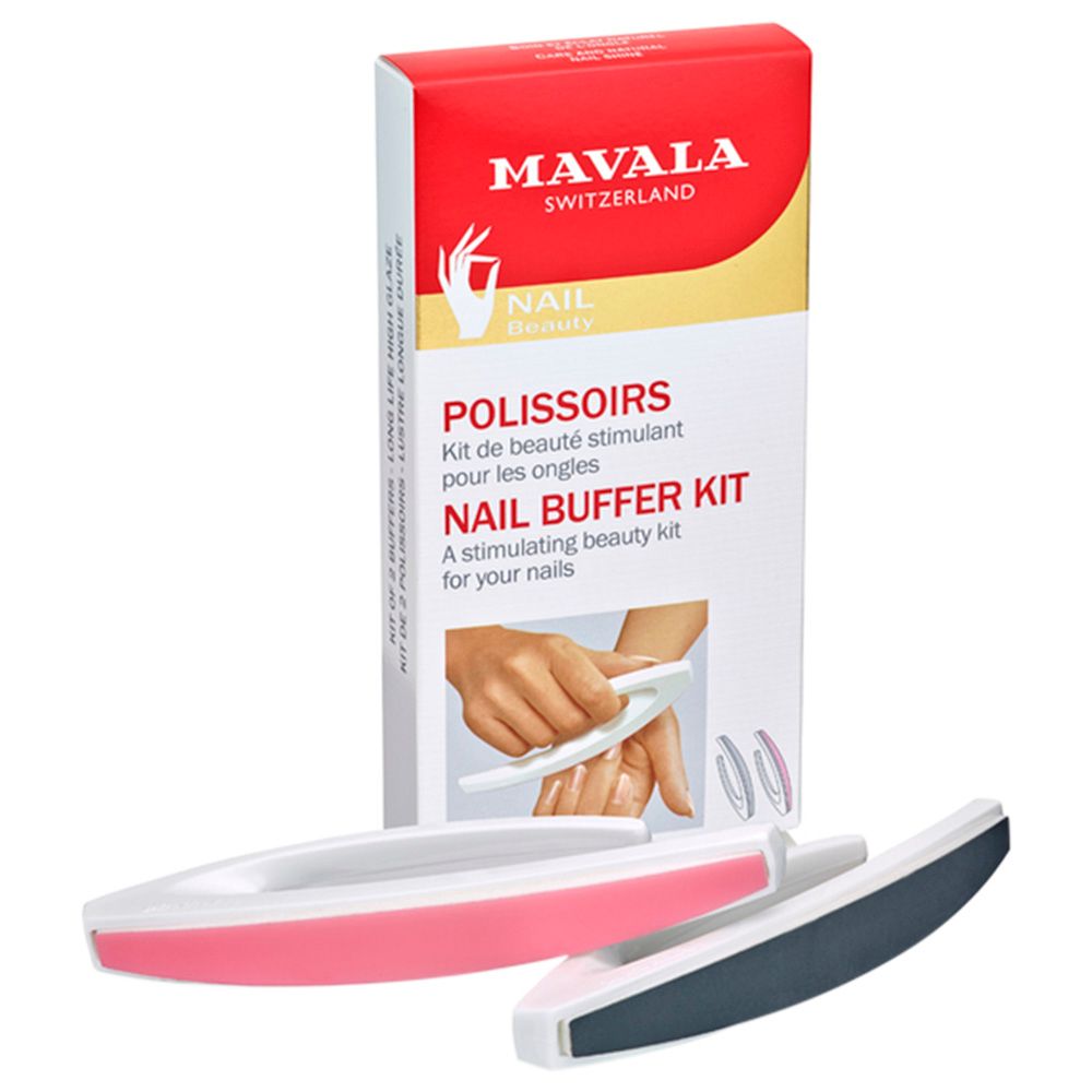 Mavala - Nail Buffer Kit 2 pcs - White