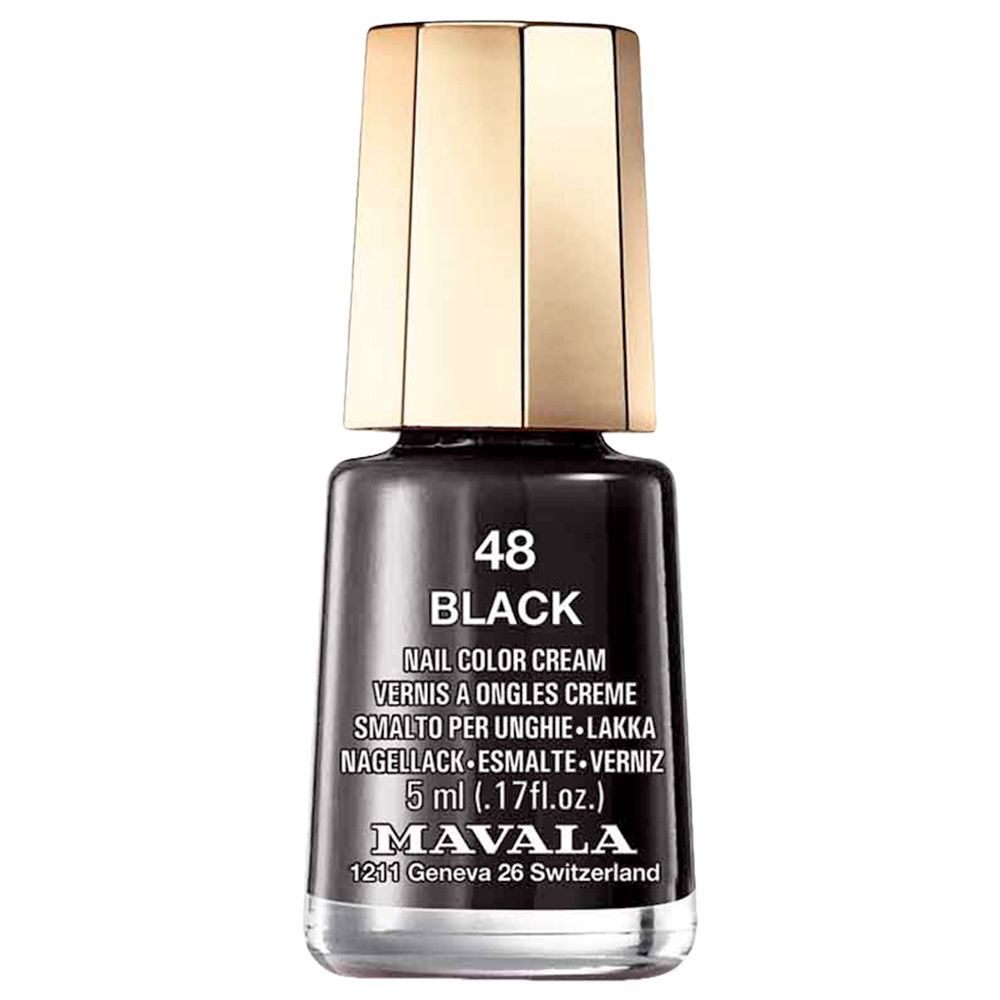 Mavala - Nail Polish 48 Black 5ml - Black