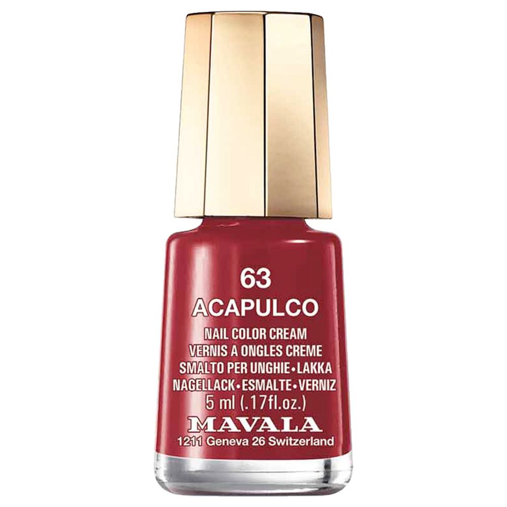 Mavala - Nail Polish 63 Acapulco 5ml - Red