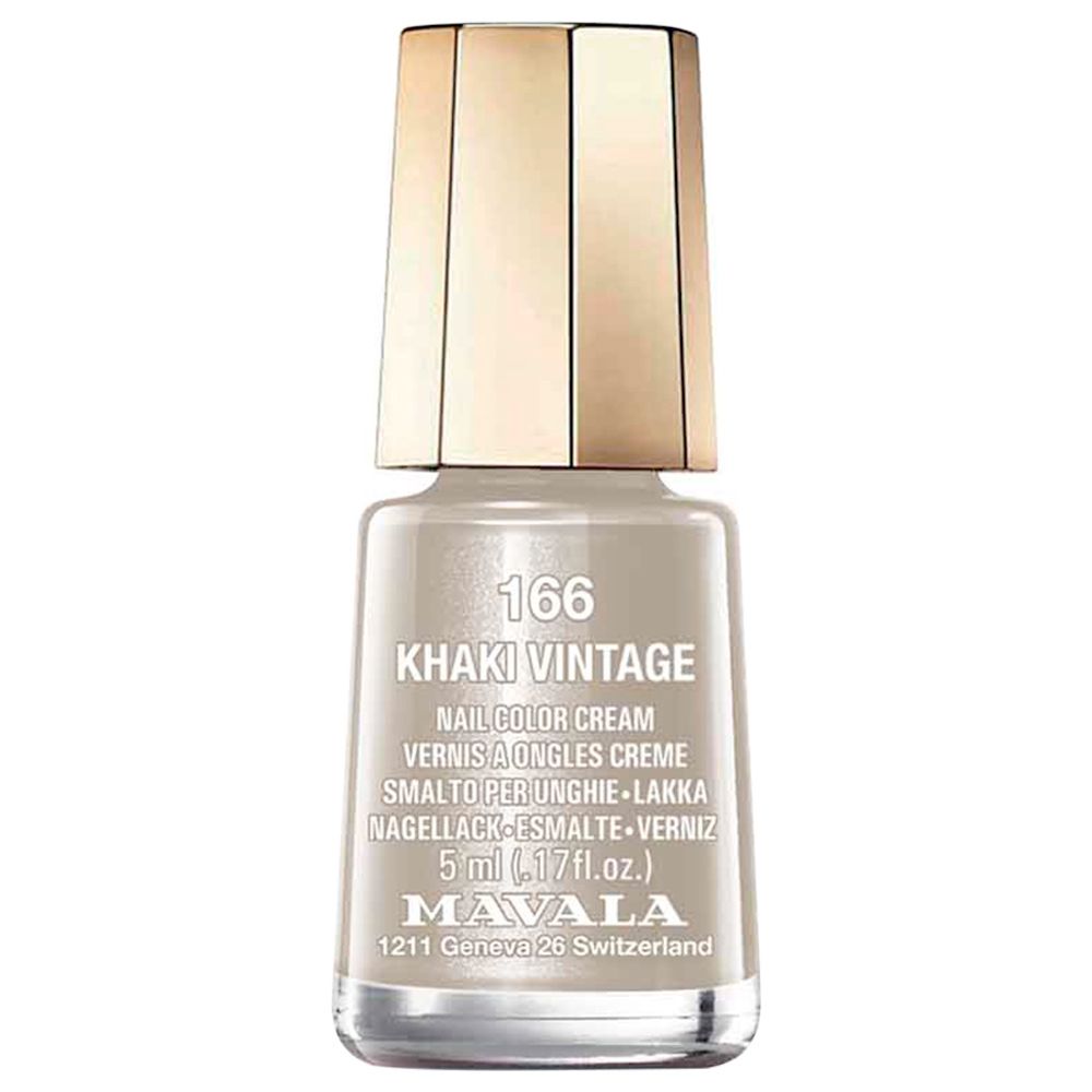 Mavala - Nail Polish 166 Khaki Vintage 5ml - Grey