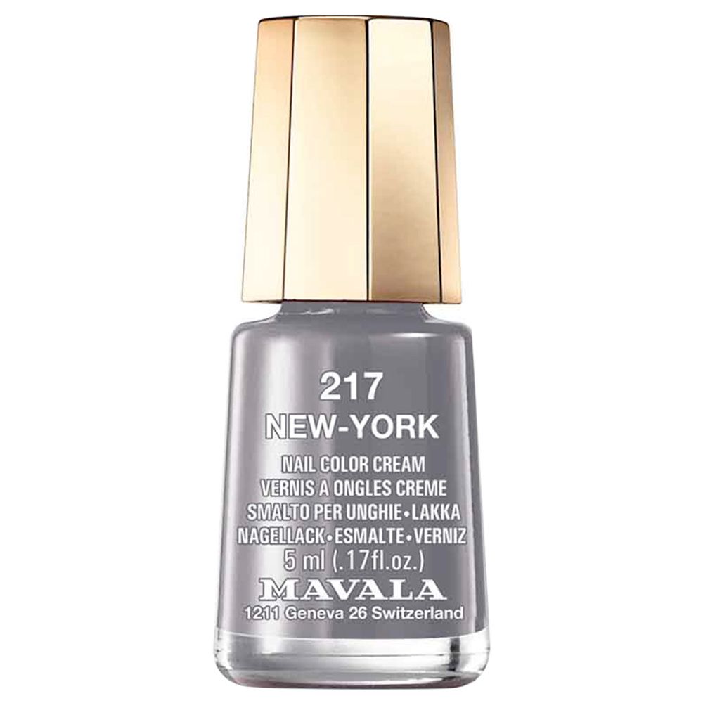 Mavala - Nail Polish 217 New York 5ml - Grey