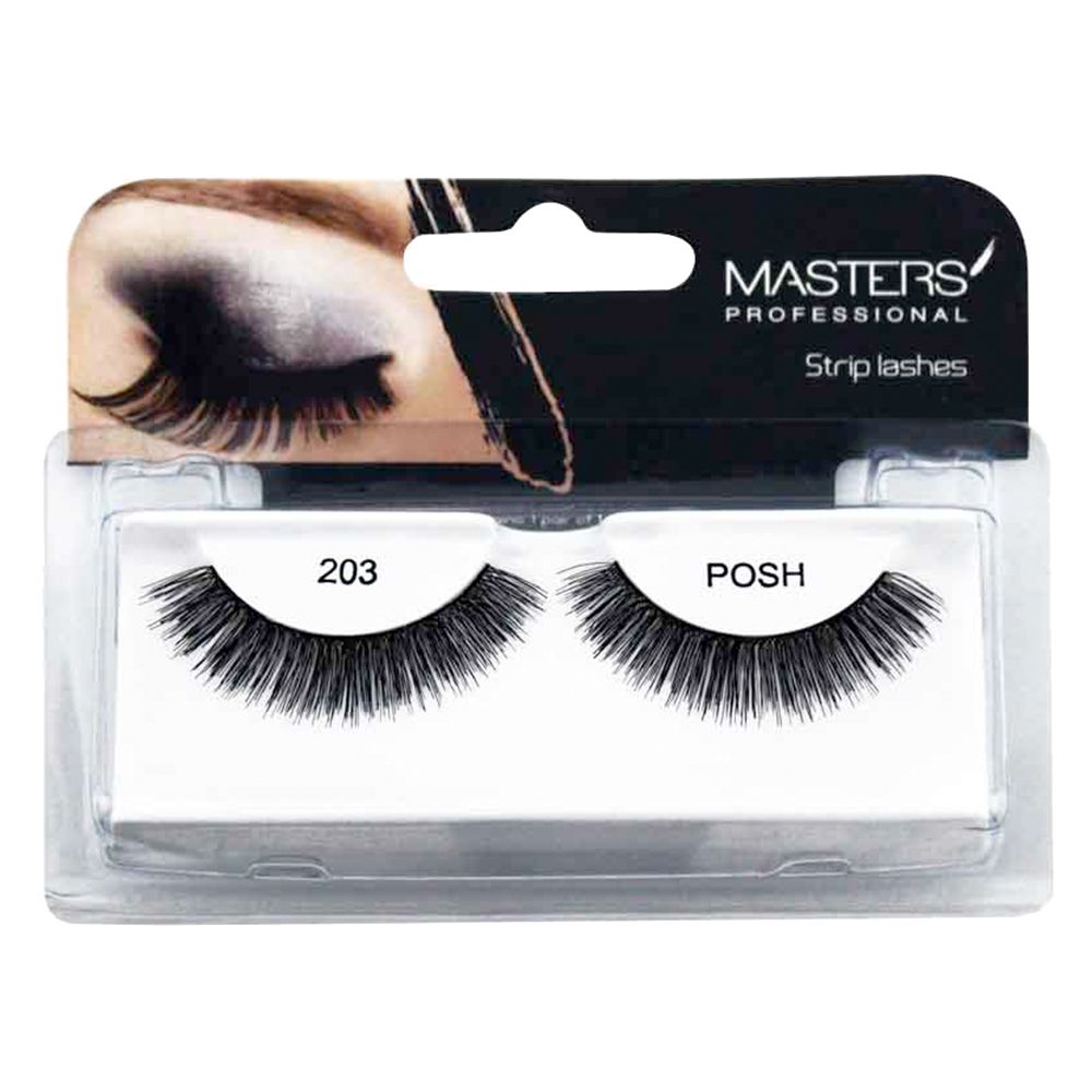 Masters Professional - Posh 203 Strip Lashes - Black